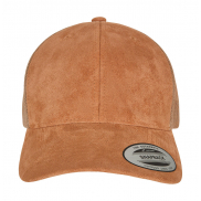 Czapka Zamszowa Trucker - khaki