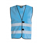Dziecięca kamizelka odblaskowa 'Aarhus' - sky blue