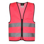 Dziecięca Kamizelka Odblaskowa na zamek 'Aalborg' - neon pink