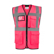 Kamizelka odblaskowa 'Hamburg' - neon pink