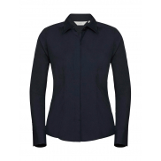 Bluzka popelinowa z długimi rękawami - french navy