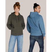 Bluza z kapturem Signature Tagless Unisex - dark black