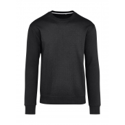 Bluza Signature Tagless Crew Neck Unisex - dark black