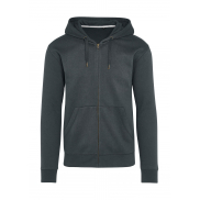 Bluza z kapturem Signature Tagless Full Zip - charcoal