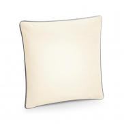 Bawełniana poszewka na poduszkę - natural/light grey