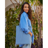 Organiczna torba naturalnie farbowana - sea salt