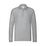 Polo Premium z długimi rękawami - athletic heather