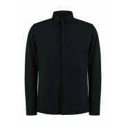 Koszula Tailored Fit Superwash® 60º Pique - black