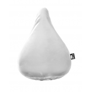 Pokrowiec na siodełko rowerowe RPET - biały