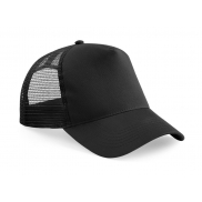 Czapka dziecięca Snapback Trucker - black/black