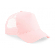 Czapka dziecięca Snapback Trucker - pastel pink/pastel pink