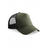 Czapka dziecięca Snapback Trucker - olive green/black