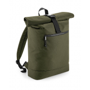 Plecak z recyklingu Roll-Top - military green