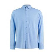 Koszula Tailored Fit Superwash® 60º Pique - light heather blue