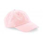 Czapka z bawełny organicznej 6-panelowa Dad - powder pink