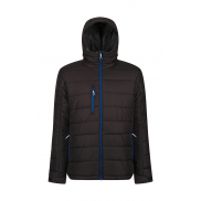 Kurtka z kapturem Navigate Therma - black/new royal