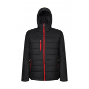 Kurtka z kapturem Navigate Therma - black/classic red