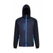 Kurtka z kapturem Navigate Hybrid - navy/french blue