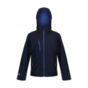 Dziecięcy 3-warstwowy Softshell z kapturem Ablaze - navy/royal