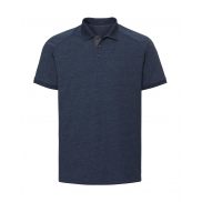 Męskie Polo Raglan HD - bright navy marl