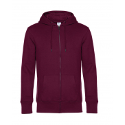 Bluza na zamek z kapturem KING - dark cherry