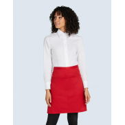 BRUSSELS - Krótki fartuch z kieszonką - white