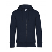 Bluza na zamek z kapturem KING - navy