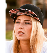 Czapka z daszkiem Floral Snapback - red