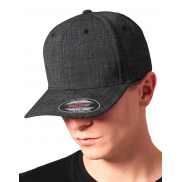 Czapka z daszkiem Twill Knit Flexfit - grey