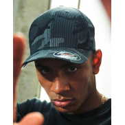 Czapka z daszkiem Flexfit Camo Stripe - dark camo
