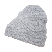 Beanie Long Knit - heather grey