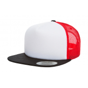 Czapka z daszkiem Foam Trucker - black/white/red