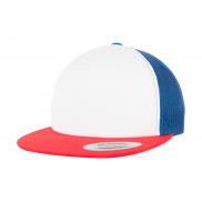 Czapka z daszkiem Foam Trucker - red/white/royal