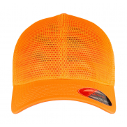 Czapka z daszkiem Flexfit 360 Omnimesh - neon orange