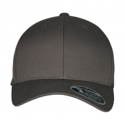 Czapka z daszkiem Flexfit Wooly Combed Adjustable - dark grey