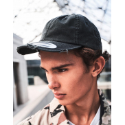 Czapka z daszkiem Low Profile Destroyed - black