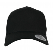 Czapka z daszkiem 5-Panel Curved Classic Snapback - black