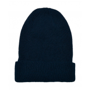 Czapka Beanie Yarn Waffle Knit z recyklingu - navy