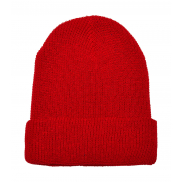 Czapka Beanie Yarn Waffle Knit z recyklingu - red