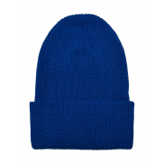 Czapka Recycled Yarn Ribbed Knit - royalblue