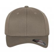 Dziecięca czapka z daszkiem Flexfit Wooly Combed - grey