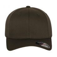 Dziecięca czapka z daszkiem Flexfit Wooly Combed - dark grey/dark grey