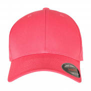 Dziecięca czapka z daszkiem Flexfit Wooly Combed - dark pink