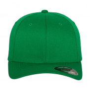 Dziecięca czapka z daszkiem Flexfit Wooly Combed - pepper green