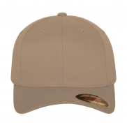 Dziecięca czapka z daszkiem Flexfit Wooly Combed - khaki