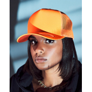 Czapka z daszkiem Neon Retro Trucker - neon orange