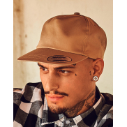 Czapka z daszkiem 5-panelowa Unstructured Snapback - black