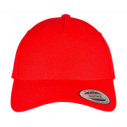 Czapka z daszkiem 5-panelowa Premium Curved Visor - red