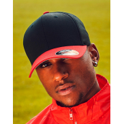 Czapka z daszkiem Flexfit Wooly Combed 2-Tone - black/navy