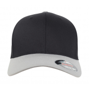 Czapka z daszkiem Flexfit Wooly Combed 2-Tone - black/silver
